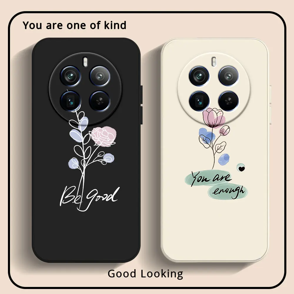 Phone Case For Realme Narzo 70 60 Pro N53 N55 60X 30A 20 Narzo 50 4G 5G Note 50 Soft Silicone TPU Shockproof Back Cover Flower