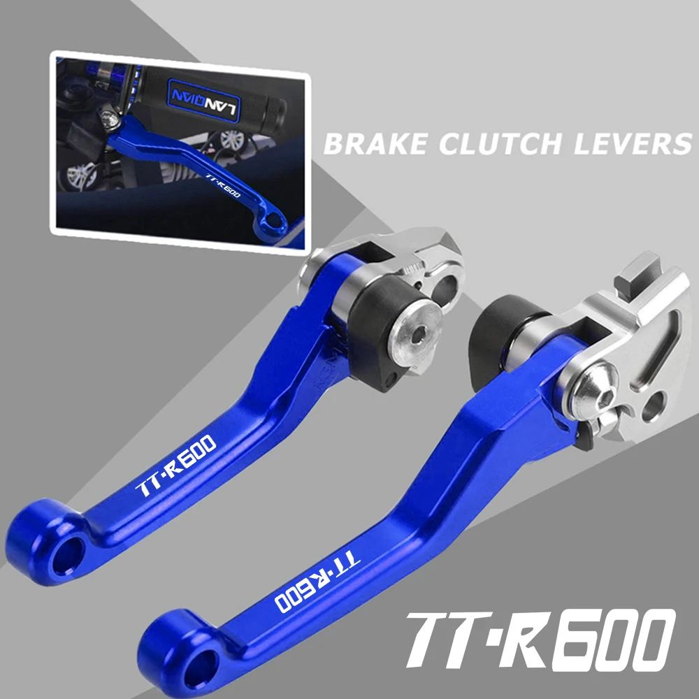 Pivot Brake Clutch Levers Dirt Bike CNC For YAMAHA TTR600 TTR 600 1998-2002 2001 2000 1999 Handle Hand Grip Handlebar Motocross