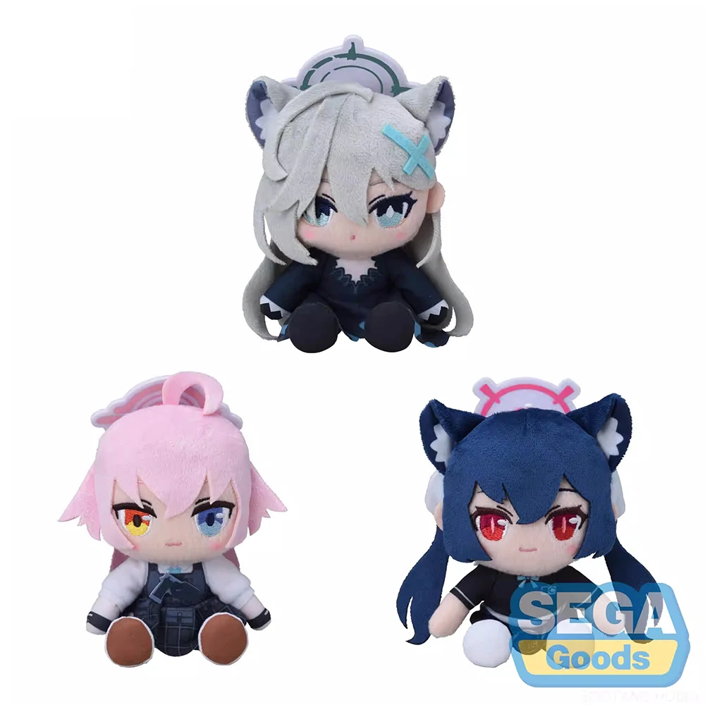 Original Genuine SEGA Blue Archive Sunaookami Shiroko Takanashi Hoshino Kuromi Serika Plush Doll Kawaii Anime Figure Toys Gift