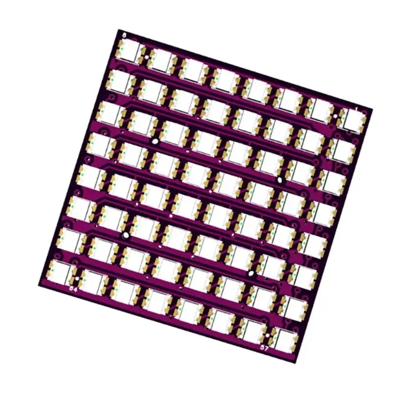 مصفوفة Dotstar عالية الكثافة 8x8 بـ 64 بكسل LED RGB: تقييم شامل لأداء وموثوقية الشاشة