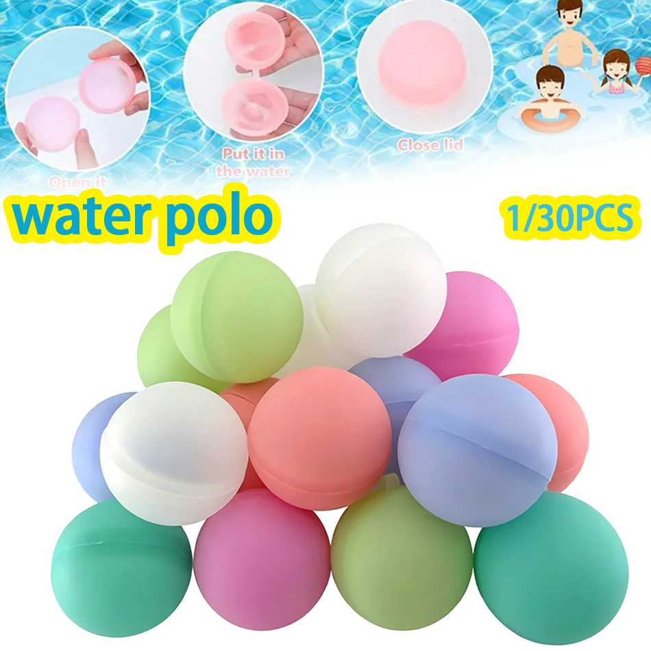

1-30PCS Reusable Water Balloons Toys Quick Fill Sealing Water for water spray Summer Games Adults Outdoor Activities Toy Gifts