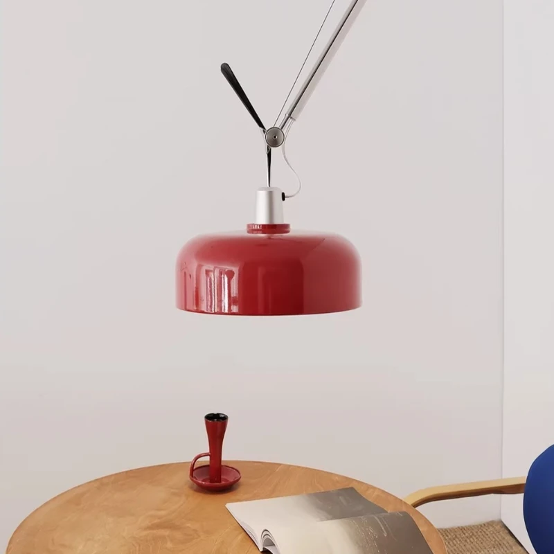 

Алюминиевая светодиодная люстра, минималистичный потолочный светильник в индустриальном стиле, ресторан, кабинет, спальня, подвесной светильник, регулируемые лампы для комнаты