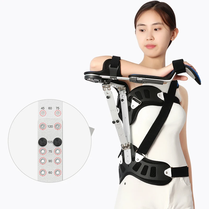 Adjustable Adult Shoulder Dislocation Training Shoulder Brace Abduction Fixed Support