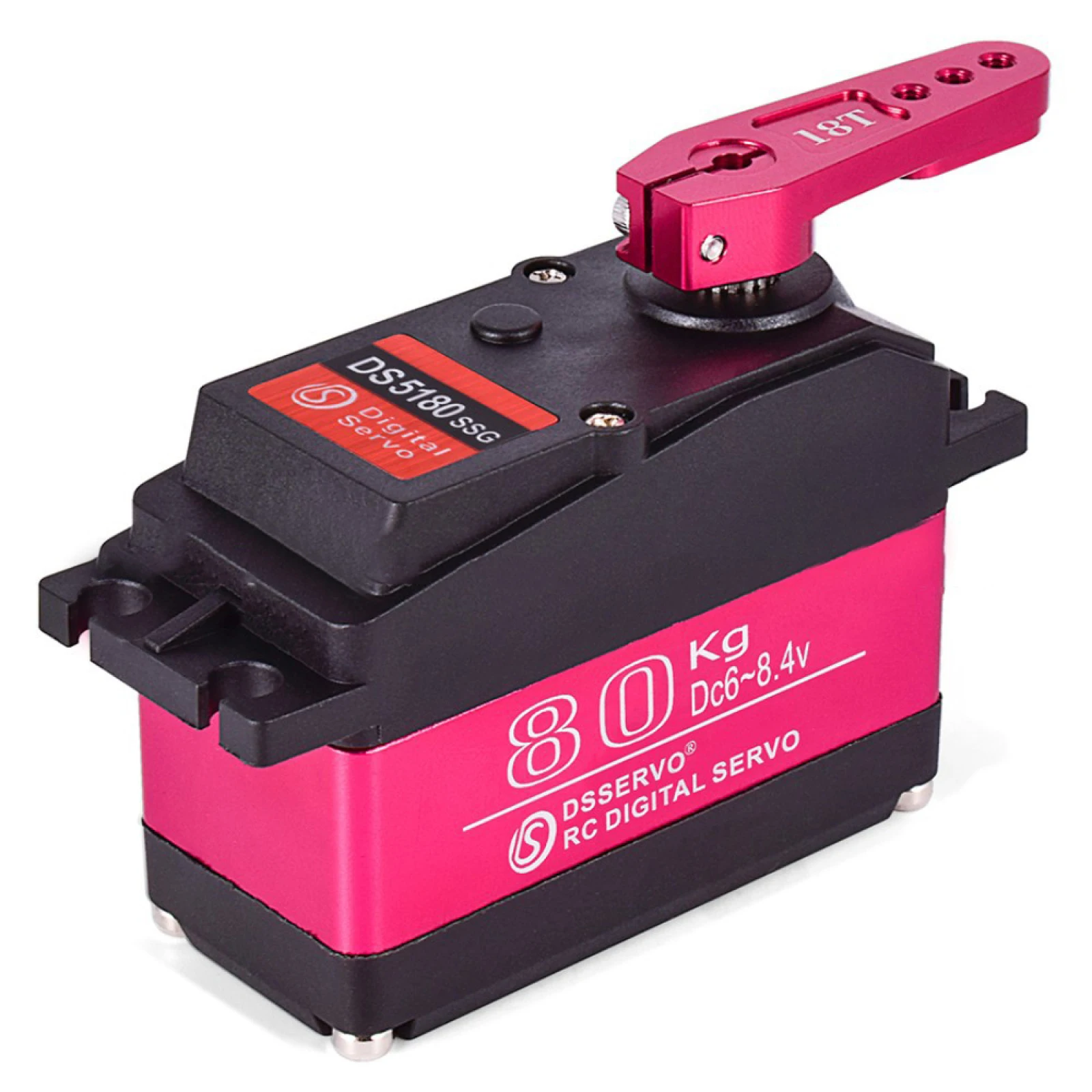 

Водонепроницаемый цифровой сервопривод 80 кг для радиоуправляемых машин 1/5, стальные шестерни, высокий крутящий момент, цифровой сервопривод 80 кг с серво-рычагом 18T для радиоуправляемых машин и роботов