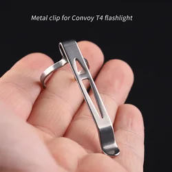 Stainless Steel Clip for Convoy T4 flashlight