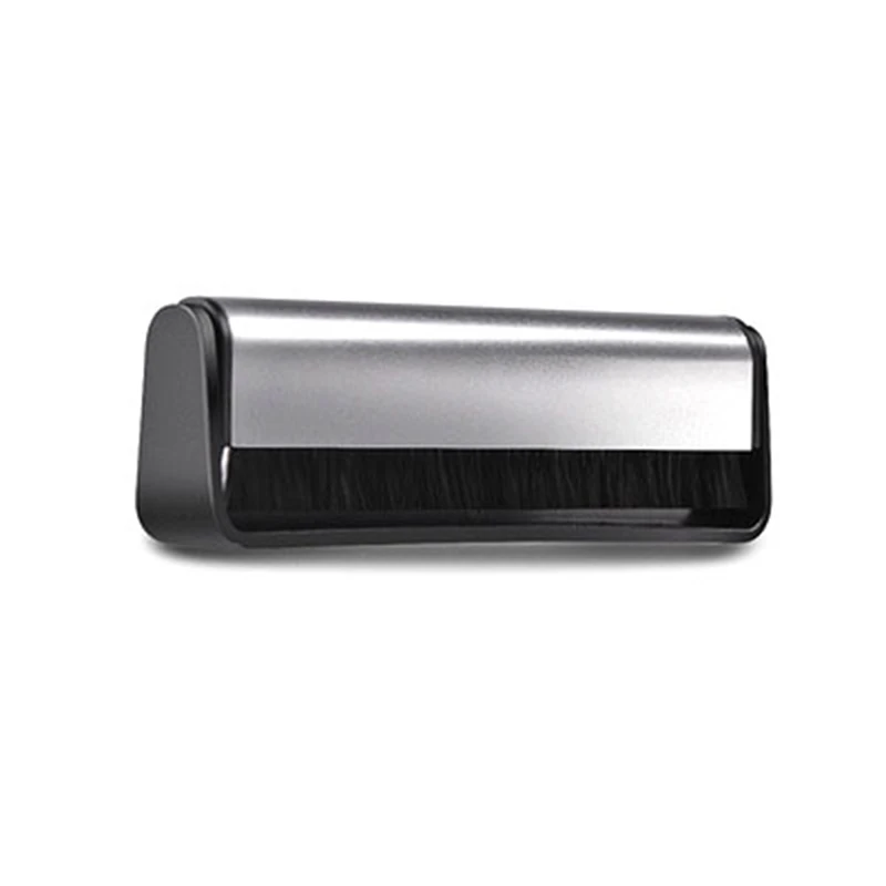 Vinyl Record Cleaning Brush Carbon Fiber Anti Static Dust Remover for LP Turntable Stylus Groove Maintenance Audio Care