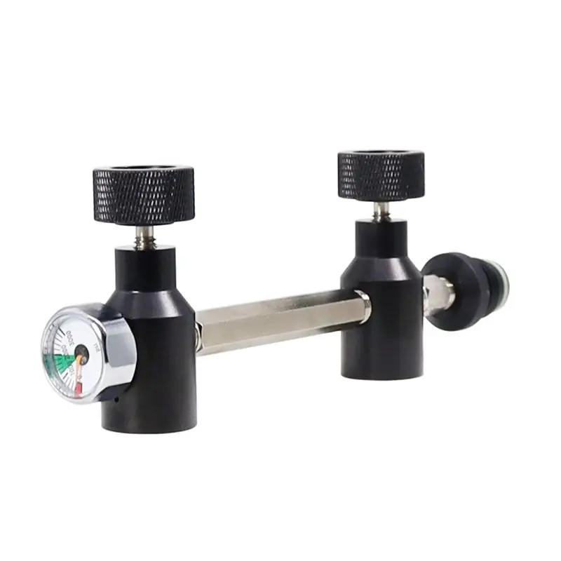 CGDS-Outdoor Dual Gas Cylinder Connector Inflator Head G1/2, Long-Lasting And Reliable