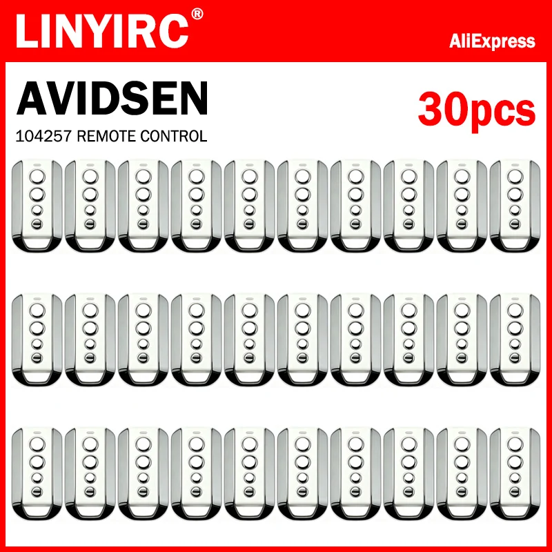 AVIDSEN 104257 114253 104251 104250 104350 104700 614701 654300 654250 654100 Garage Remote Control 433MHz Electric Gate Control