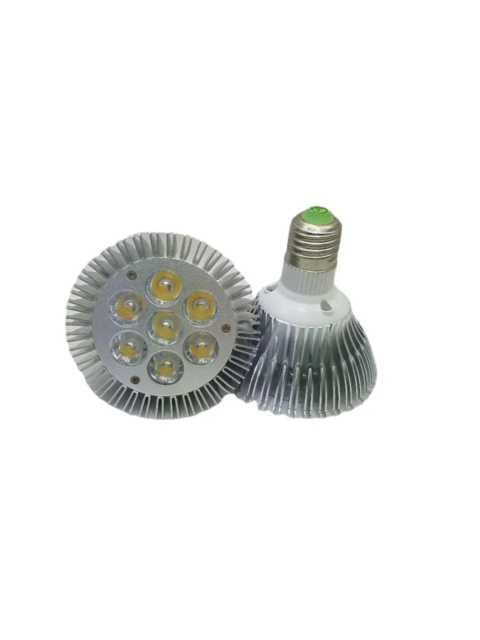 Free shipping High quality 2 years warranty 85V-240V E27 White/ Warm white /Cool white 7X1W 7W led spotlight/PAR30 LED light