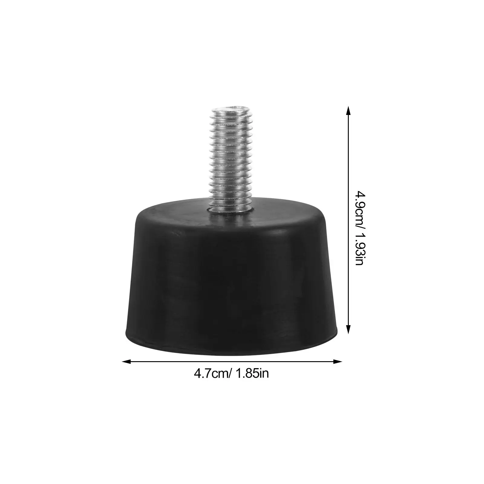 4Pcs Adjustable Furniture Levelers Rubber Feet Chair Table Leveling Legs Heavy Duty Anti Scratch Furniture Legs