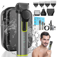 New Men's Professional Household 4 in 1 Hair Trimmer Multi-function Hair Clipper Electric Shaver Nose Eyebrow Hair Grooming Kit