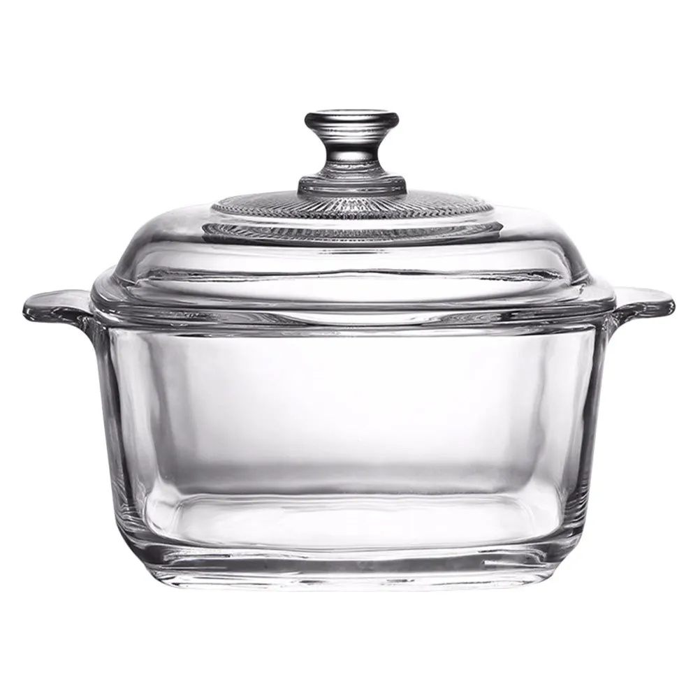 

1Pcs Microwave Soup Bowl Thickened Transparent Glass Bowl Oven Safe Fruit Storage Tableware Delicate Container Tableware