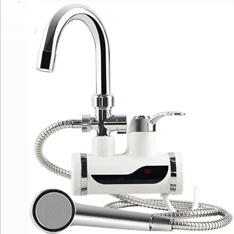 Tankless Water Heater Faucet Shower Instant Water-Heater  Tap Heating Instant Hot Water  Kitchen and Bathroom