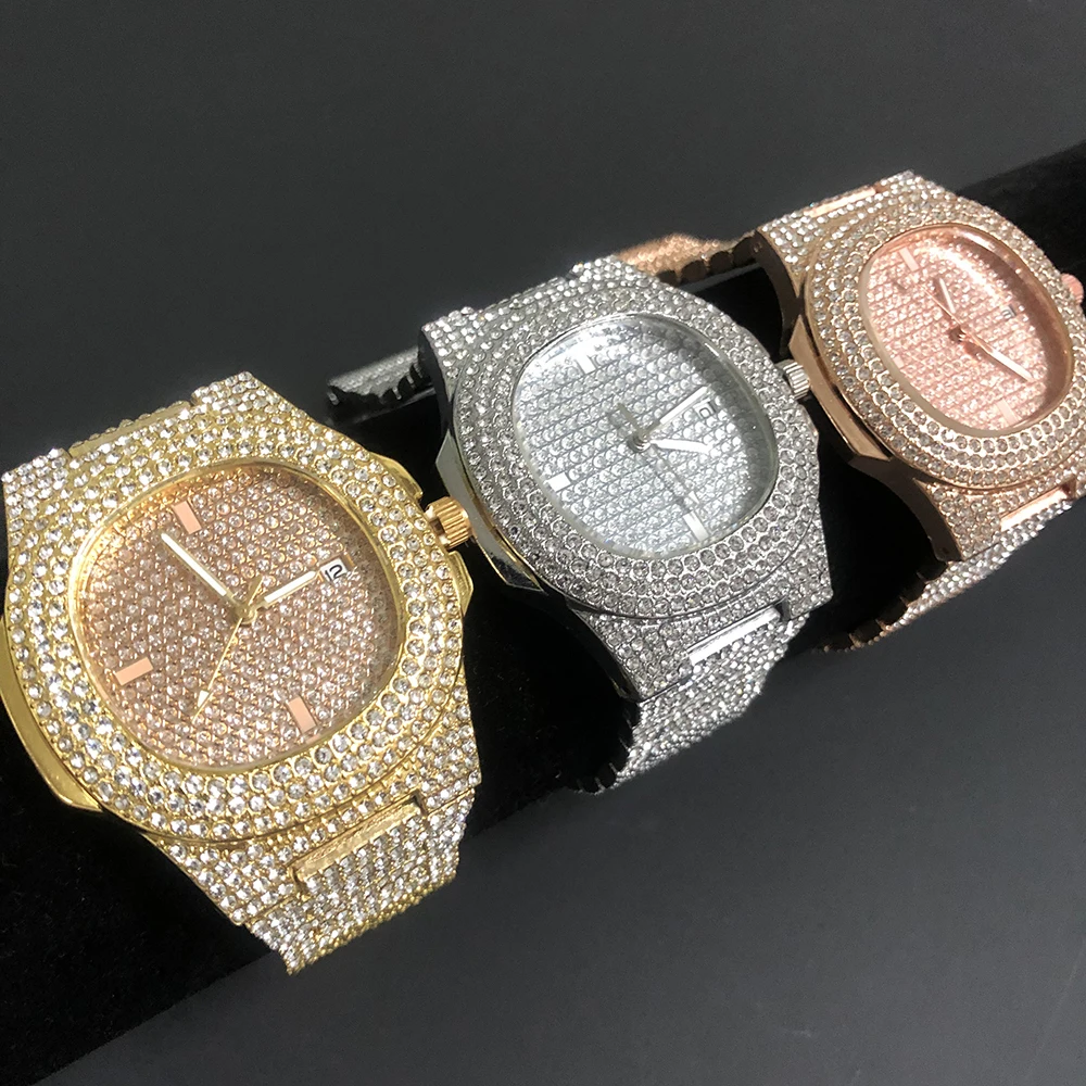 

Anztilam хип-хоп Iced Out часы кварцевые часы для мужчин роскошные мужские часы Masculino ювелирные изделия из сплава Бесплатная доставка