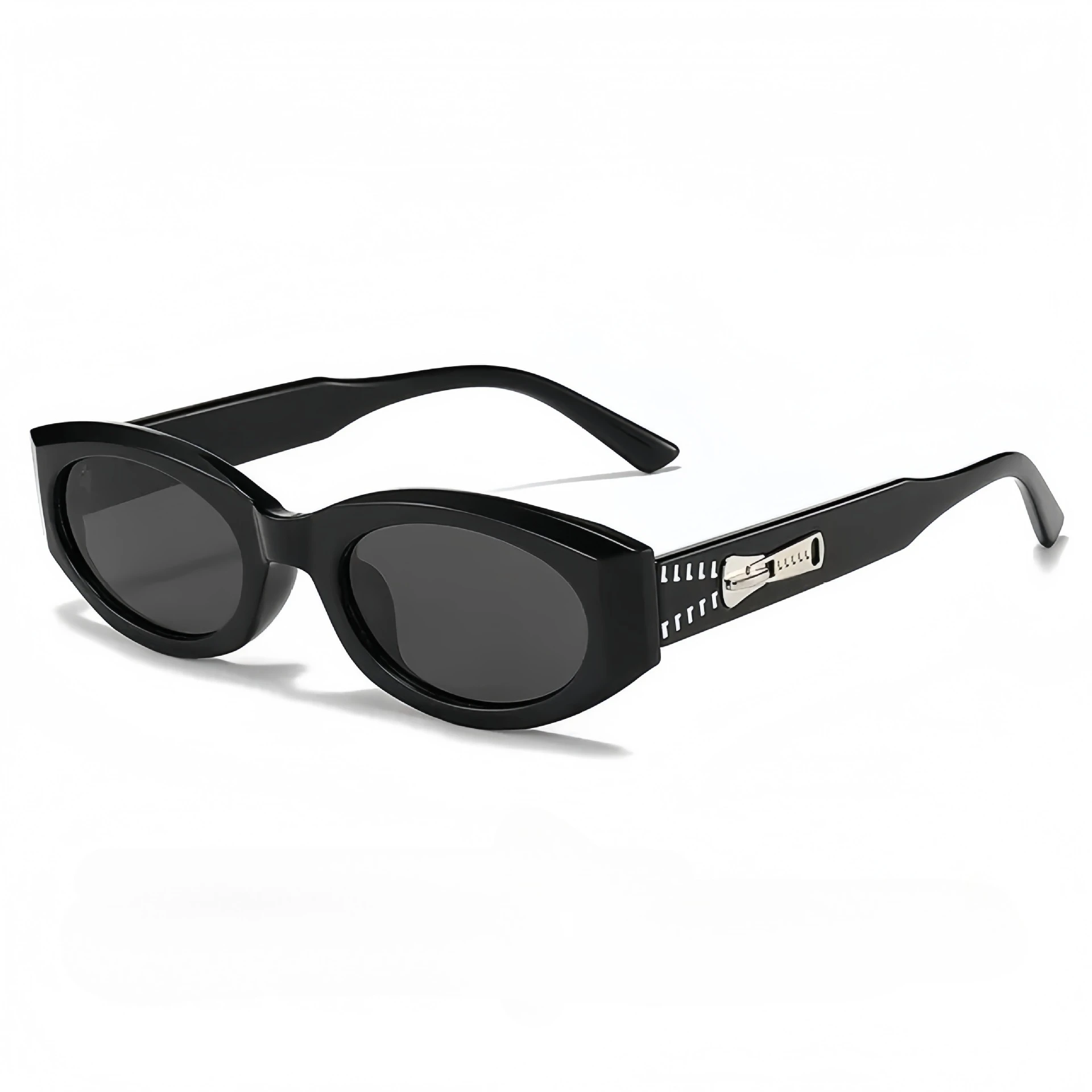 

Fashion Sunglasses for Women Ladies Stylish Designer Zipper Sun Glasses Cute Cat Eye Trending Shades Eyewear Sunglass Gafas