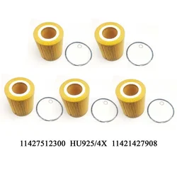 1/2/5Pcs/Sets For BMW E36 E39 E46 E53 E60 E83 320i Engine Oil Filter 11427512300