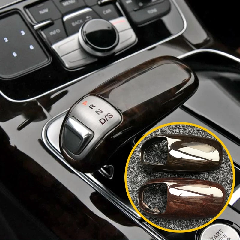 

For Audi A8 S8 2010-2017 Automatic Gear Shift Knob Replace Handle Cover LHD 4H1713141A 4H1 713 141A