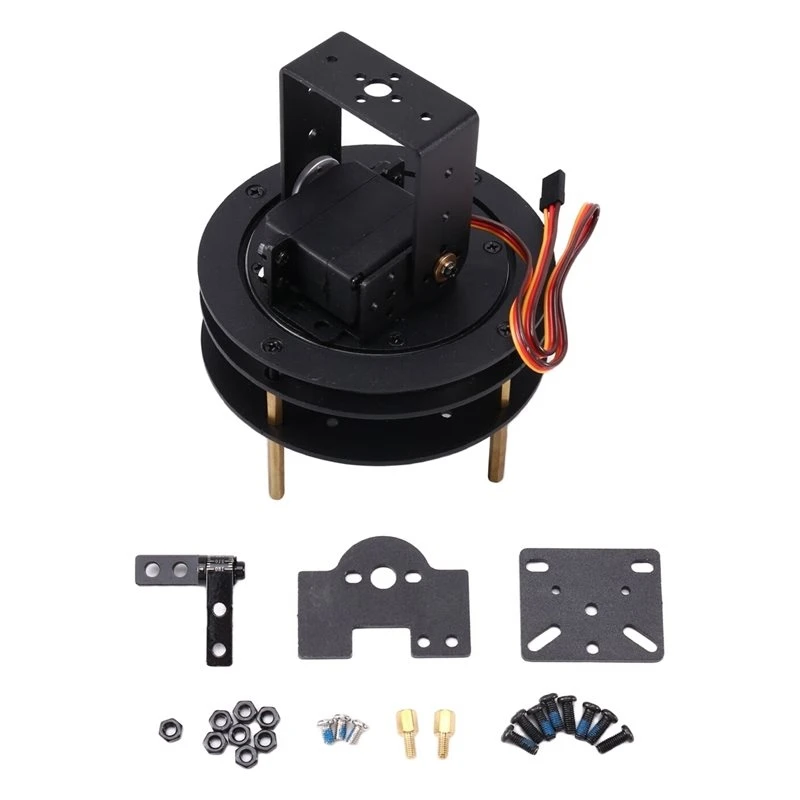 M07K-Two Dimensional Rotating Base Electric Pan Tilt Camera Bracket, Degree Of Freedom Servo Module For Competition