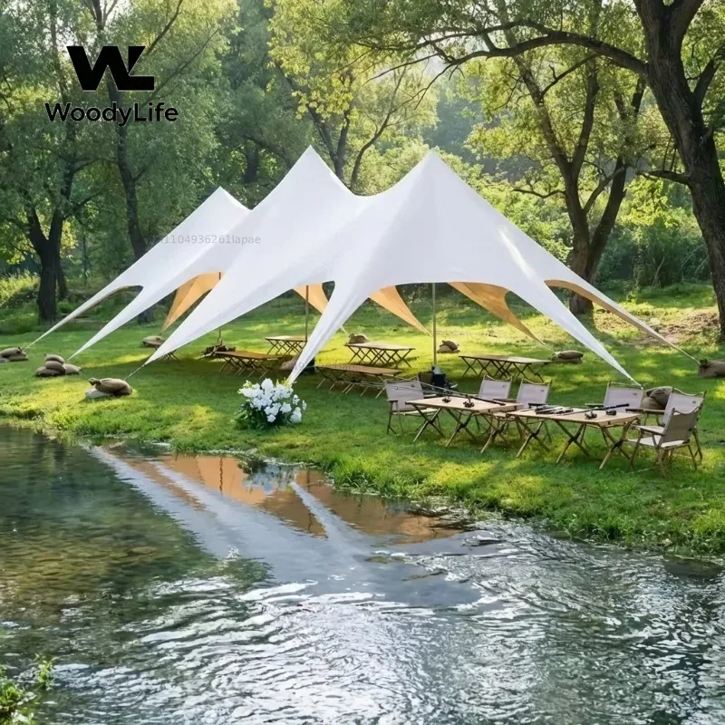 Large Size Galvanized Steel Igloo Dome Tent Waterproof  Diameter for Holiday Village Outdoor Catering Project