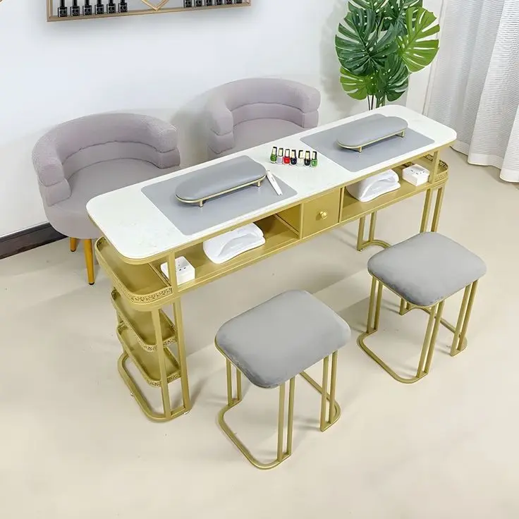 nails desk and chair furniture manicure table equipment professional marble nail tables