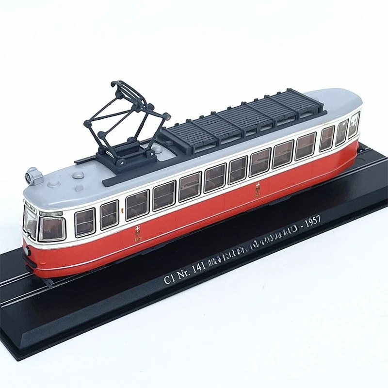 Modelo de Tranvía de Aleación a Escala 1:87, Simulación de 1957/1901/1931, Colección de Vehículos, Adorno, Regalo para Adultos