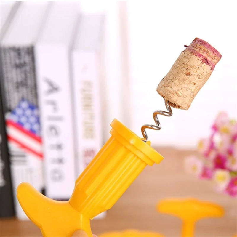 

Wine Opener Multifunctional Corkscrew Bottle Opener Zinc Alloy Cork Professional Double Hinge Waiters Wine Bottle Beer Cap