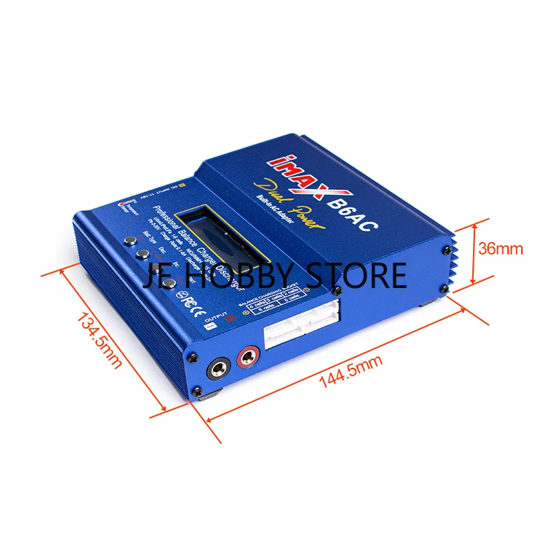 iMAX B6AC 80W 6A Lipo Charger Balancer For Nimh Nicd Lipo LiFe Li-ion Pb Battery LCD Screen Display RC Charger Discharger XT60 view 2