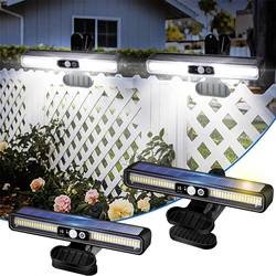Clip On Solar Motion Lights Outdoor Waterproof,Solar Fence Lights Outside with 36 LEDs, Portable Solar Powered Security Light