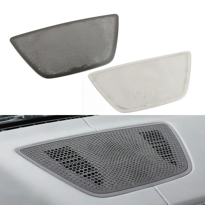 Chrome Dashboard speaker cover trim for BMW X5 G05 Center Console Audio Loudspeaker Horn Decor Casing Shell Music Stereo