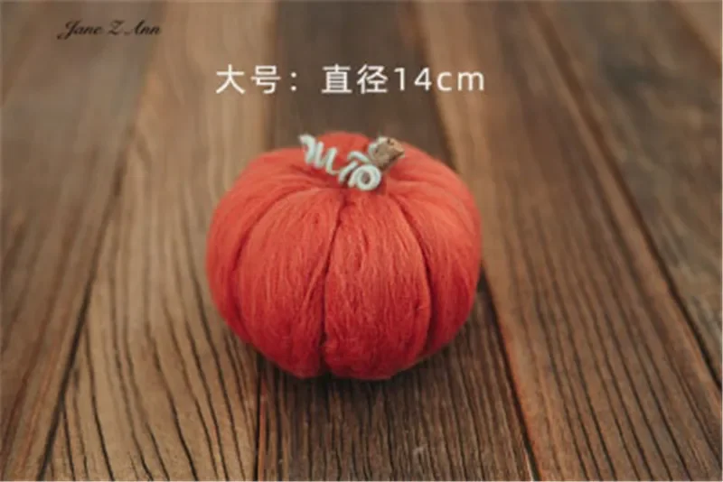 Jane Z Ann Halloween wool felt simulation pumpkin model room decoration  children room window newborn photography props