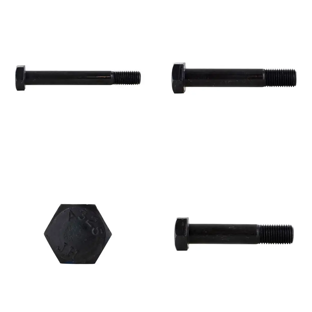 مسامير هيكلية سداسية ثقيلة 3/4-10 × 6 A325 نوع 1، 25 عبوة، لمسة نهائية عادية، مناسبة لمشاريع البناء شديدة التحمل #1