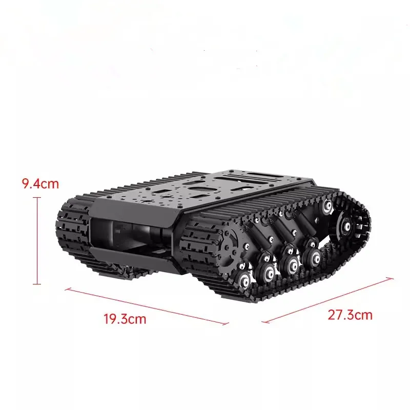 エンジンサスペンション付き高衝撃吸収タンクシャーシ,全金属タンクロボットキット,インテリジェントカーエンジンコイル,10kg