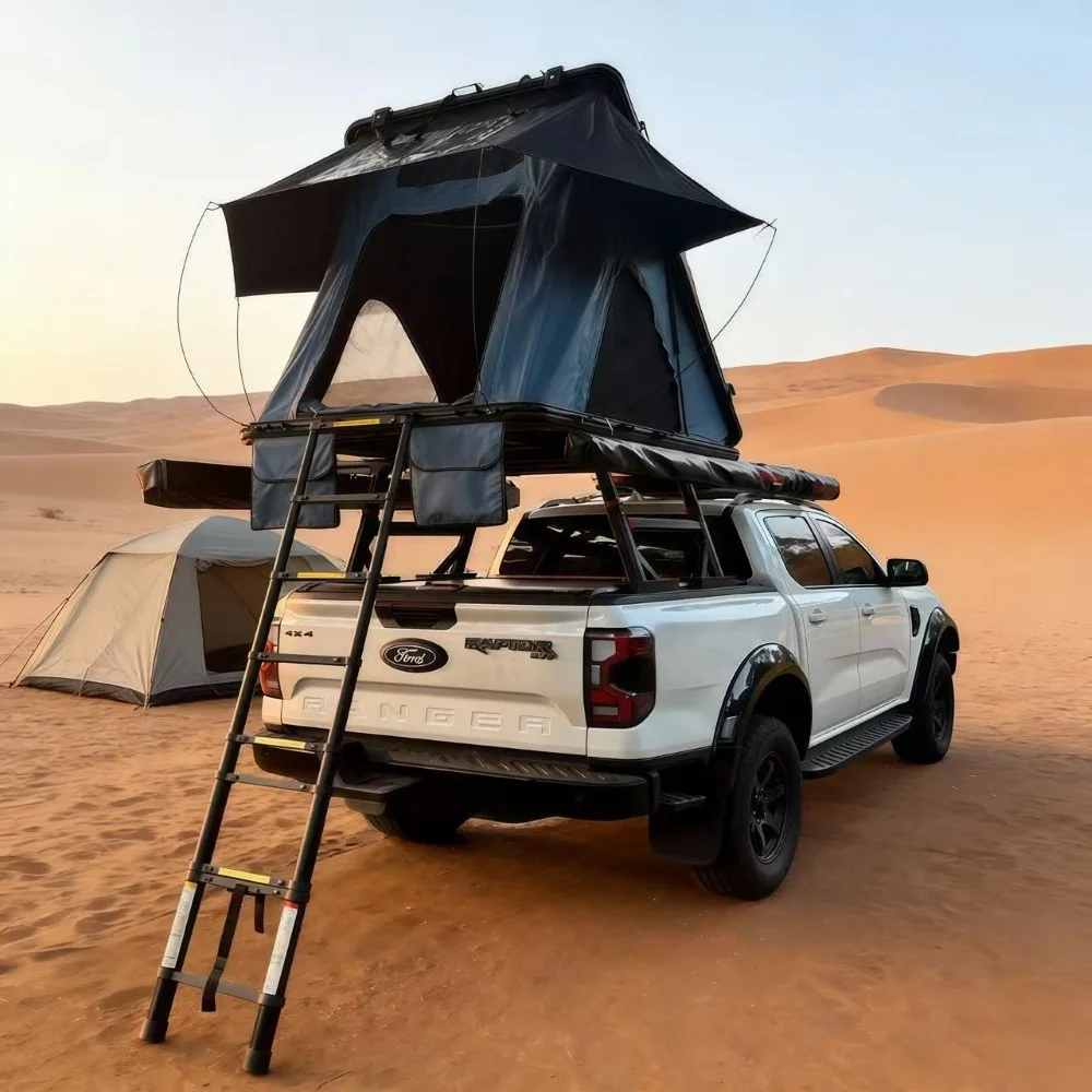 

WP6003 Waterproof Detachable Folding Aluminum Alloy Side-opening Roof Tent Four-season Hard Shell UV Protection for Outdoor