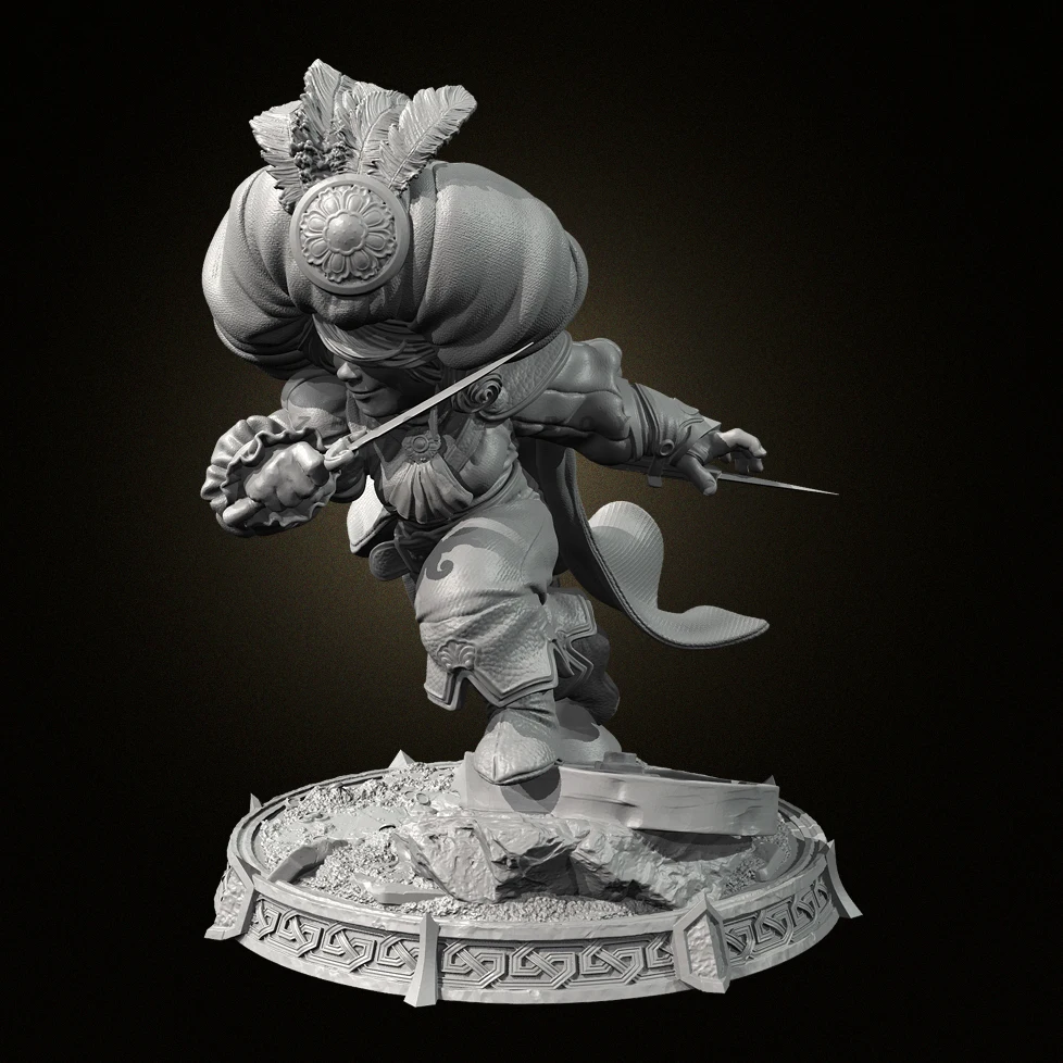 

The height of man 30mm 45mm 65mm Resin model kits figure colorless and self-assembled（3D Printing ）TD-7511 /3D