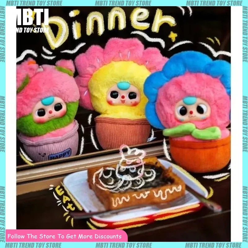 

Genuine Baby Three A Small Flower Series Blind Box Vinyl Trendy Play Mystery Box Pendant Decoration Figure Customized Kids Gift