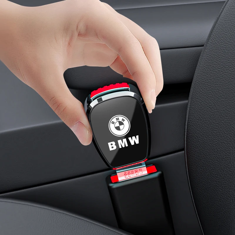 Car Interior Seat belt Clip Metal Extenders Car Accessories For BMW Performance E46 E90 F10 F30 X3 F20 E46 E60 E70 E39 Car view 4