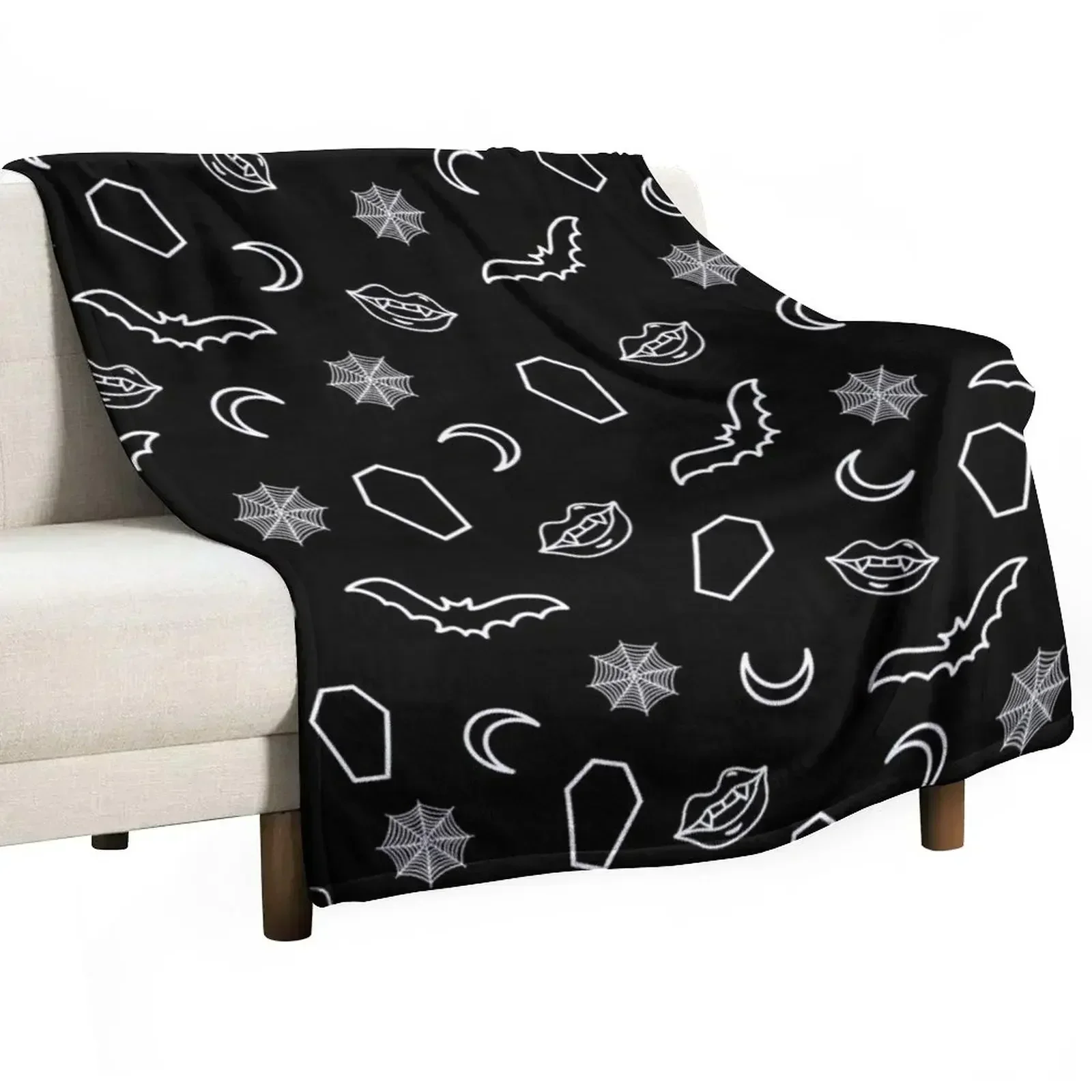 SPOOKY SZN Throw Blanket All Weather Soft Throw Blanket for Sofa