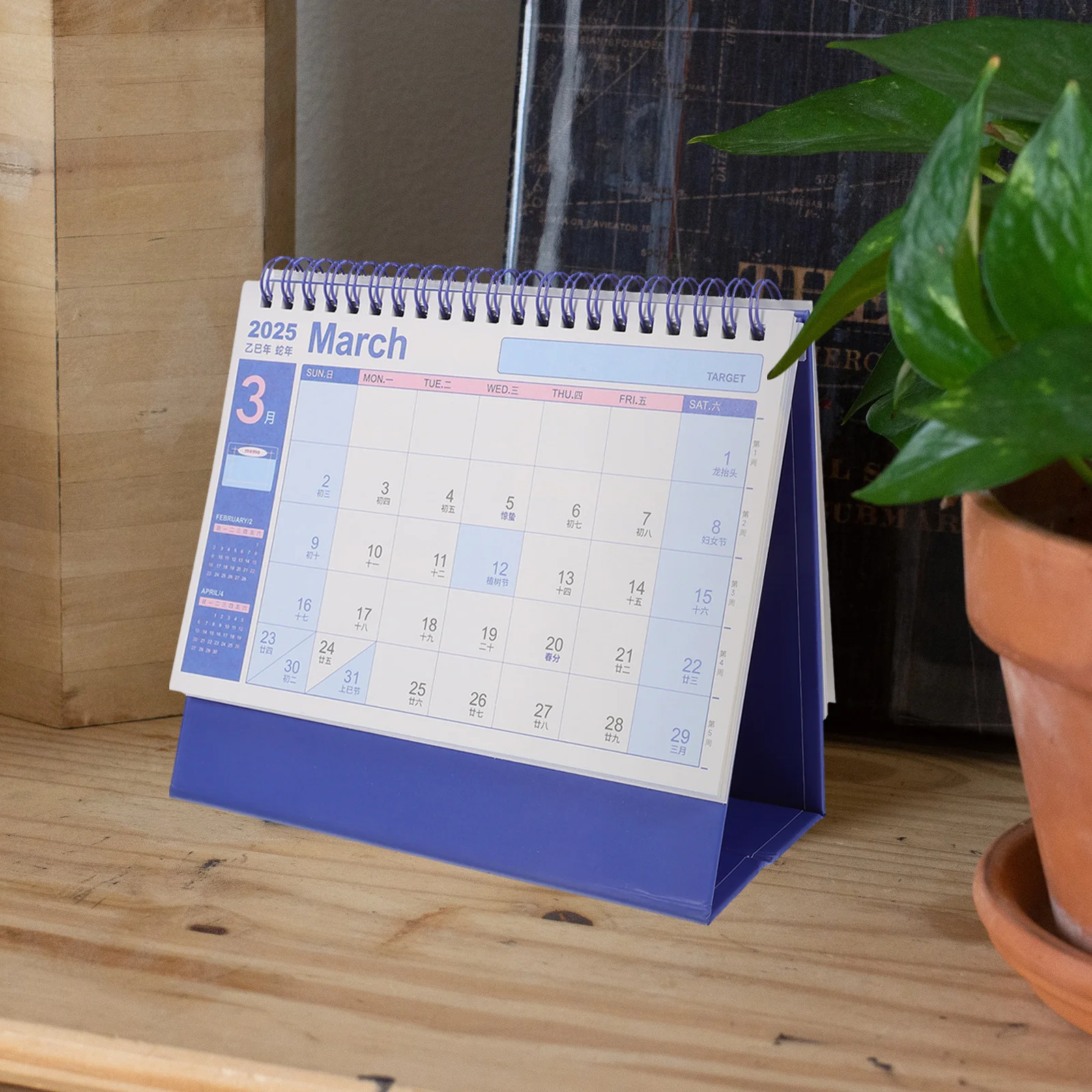 Desk Calendar Academic Year Aesthetic 2025 Planning Daily Planner Calander Business