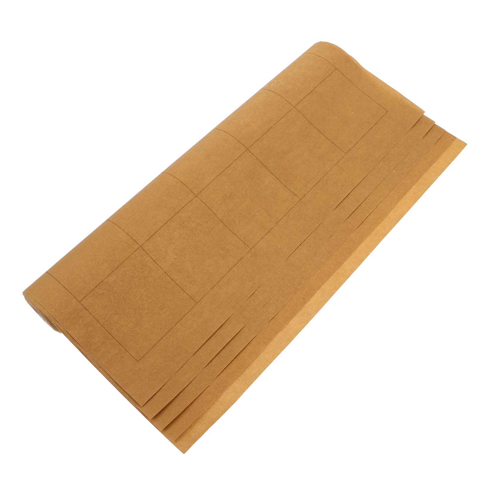 

5 Sheets Calligraphy Paper Semi Cooked Xuan Grid Script Rice Stationery Practical Fine Clarity Unique Design Ideal Practice