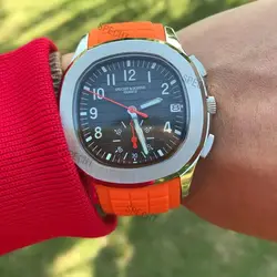 Orologi da uomo orologi cronografo di lusso delle migliori marche】 orologio sportivo al quarzo cinturino in caucciù orologio in acciaio inossidabile reloj