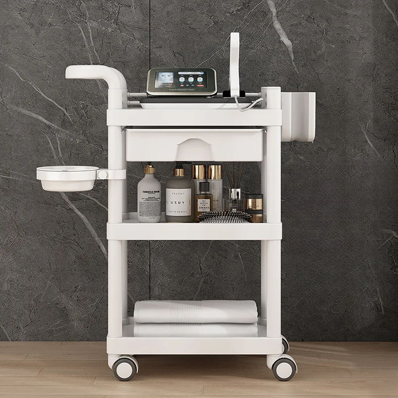 Trolley Makeup Multifunctional Cart Cosmetologist Barber Units Cabinet Furniture facilitate Tray Carrito Para Maquinas De Spa