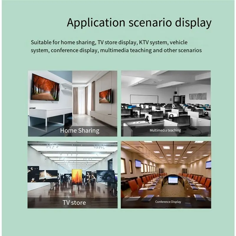 New Arrivals-Splitter 4K60hz -Compatible 4 Outputs HDR HD2.0 1 In 4 Out 18Gbps For Computer TV Screen Splits To Multiple Scr