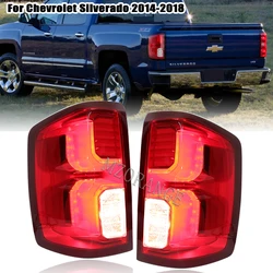 Luci posteriori a LED per Chevy Silverado 1500 2014 2015 2016 2017 2018 aggiornamento lampade ad alta configurazione accessori per lampade freno DRL