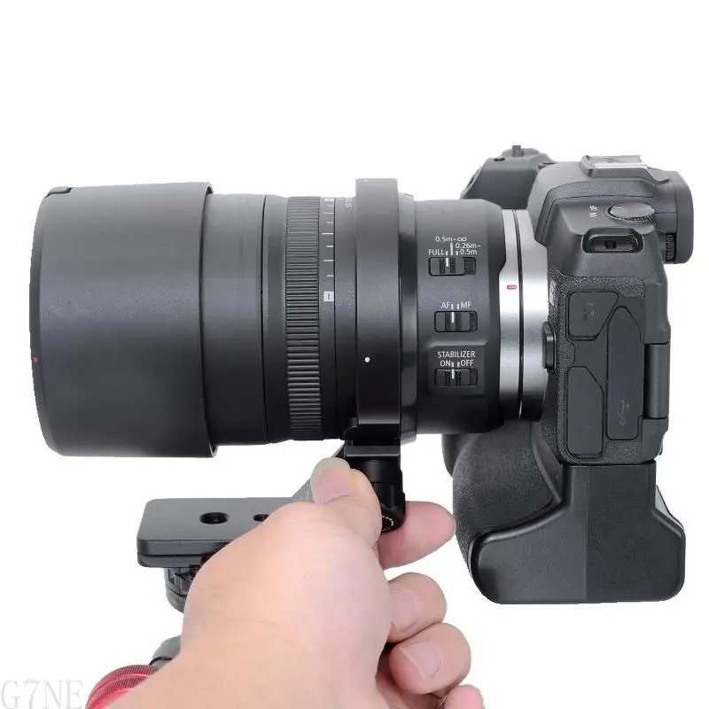 

AP29 Lens Tripod Mount Ring IS-RF100 Lens Collar Support Built-in QR Plate for RF 100mm f/2.8L Macro IS Lens