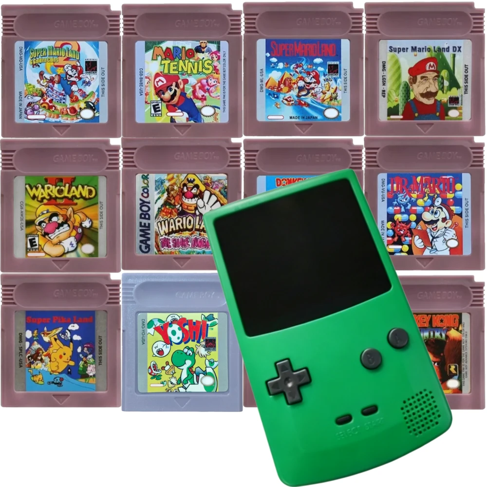 USA GBC 16 Bit Game Video Game Cartridge Console16 Bit Game Card Wario Land Donkey Kong Wario Land 2 Yoshi for GBC/GBA view 3