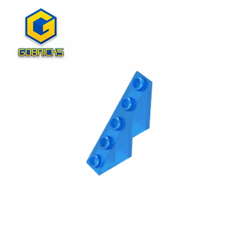 Gobricks GDS-2105 Slope 53° 3 x 1 x 3 1/3 with Studs on Slope compatible with lego 6044 Assembles Building Blocks Technical