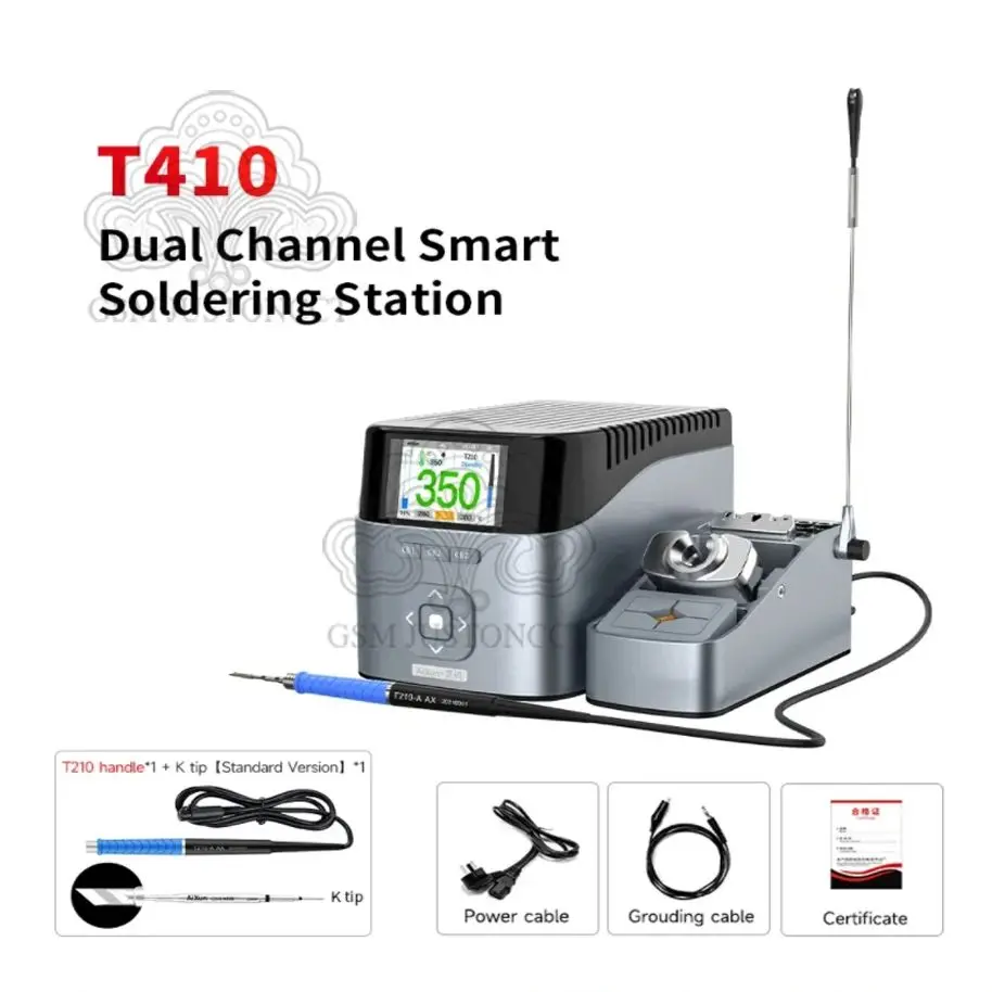 

Aixun Intelligent Soldering Station, T410, T420, T210 Soldering Iron Tip for Phone Motherboard CPU BGA Repair Welding Tool