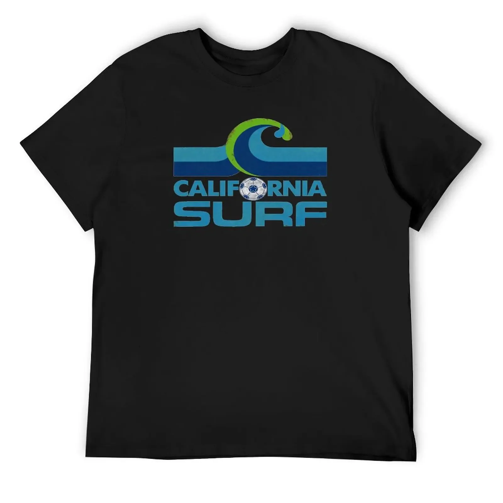California Surf Soccer T-Shirt cotton graphic tees cheap stuff tees men graphic t shirts