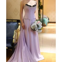 Customized Elegant Sweetheart Womens Dresses Wedding Party Mermaid Pleated Beadings Floor Length Evening Dresses for Special Ocn