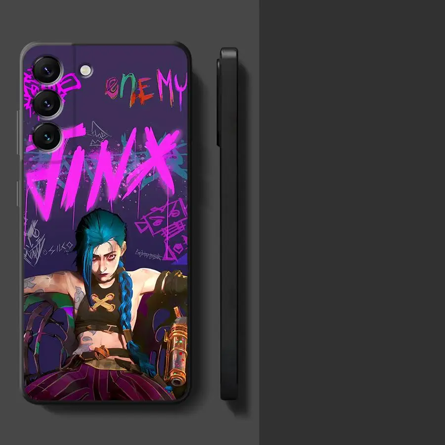 Casing ponsel Jinxs untuk Samsung Galaxy, casing ponsel keren untuk Samsung Galaxy A10 A20 A70 A02 A03 A30 A50 Core A04 A05 A06 s e A12 A15 A16 A13 A14 4G 5G funda